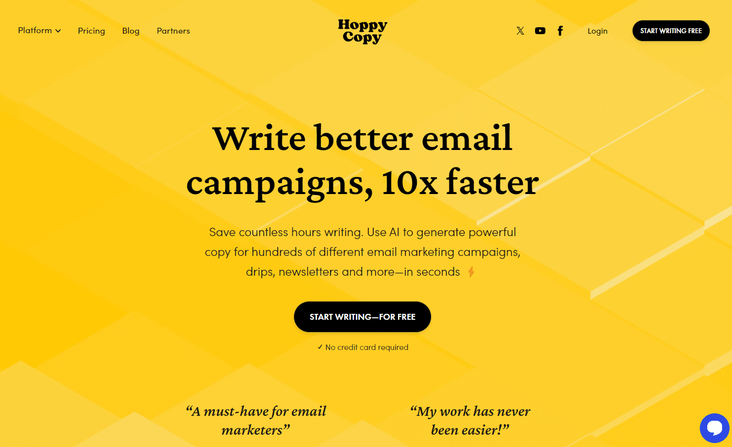Hoppy Copy Email Marketing Tool