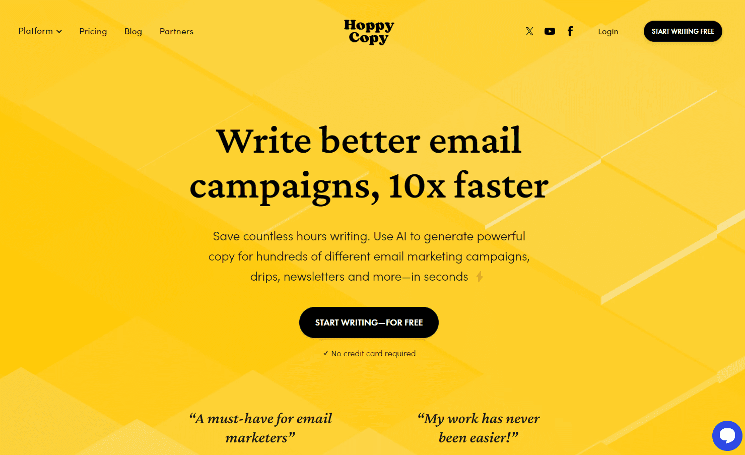 Hoppy Copy Email Marketing Tool