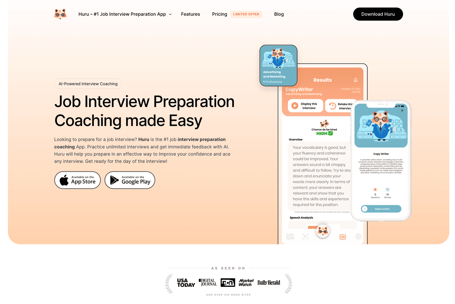 Huru Interview Preparation Platform