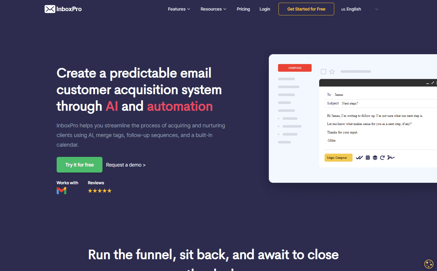 InboxPro - AI-powered Gmail productivity suite.