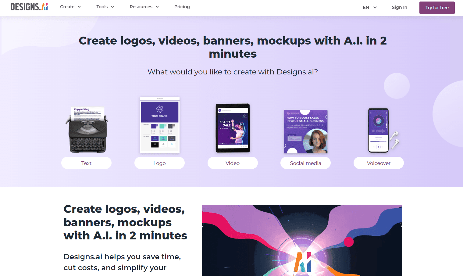Innovative design tools interface