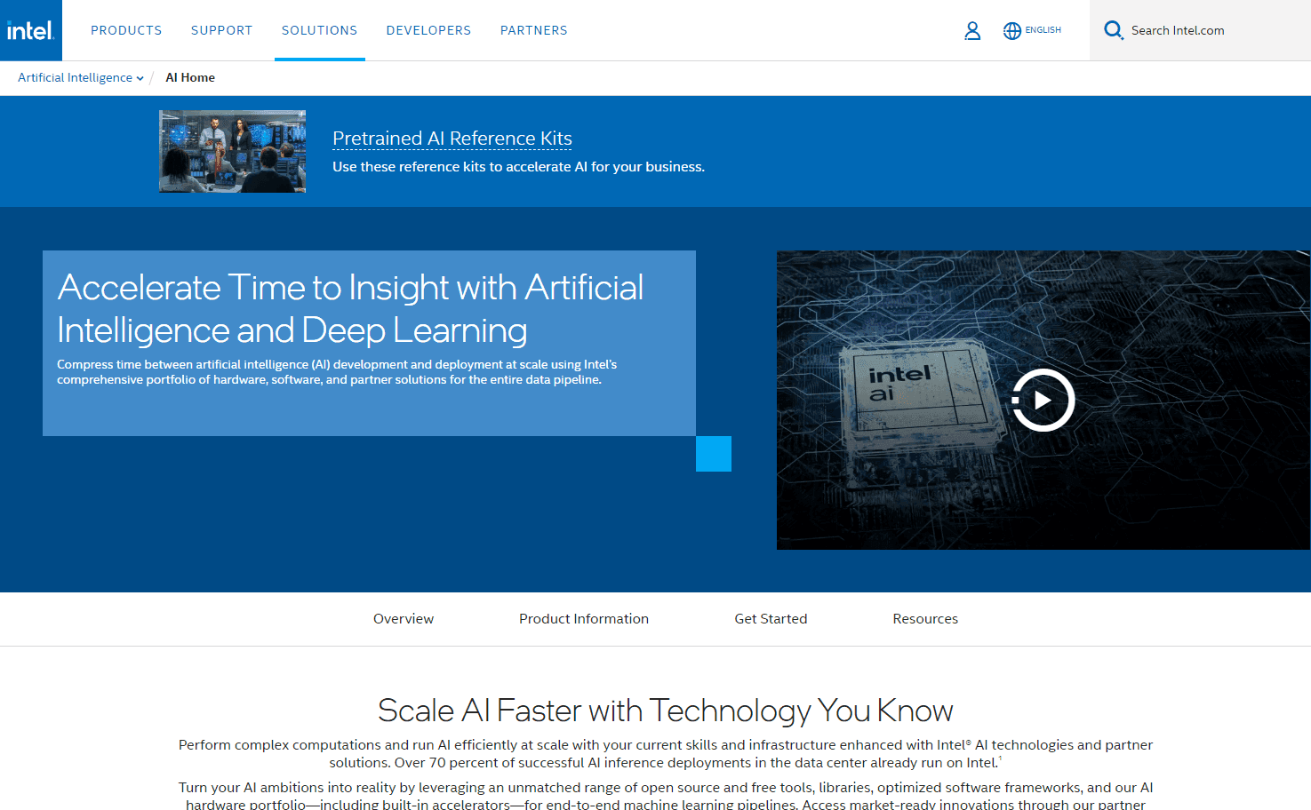 Intel® AI Solutions Overview