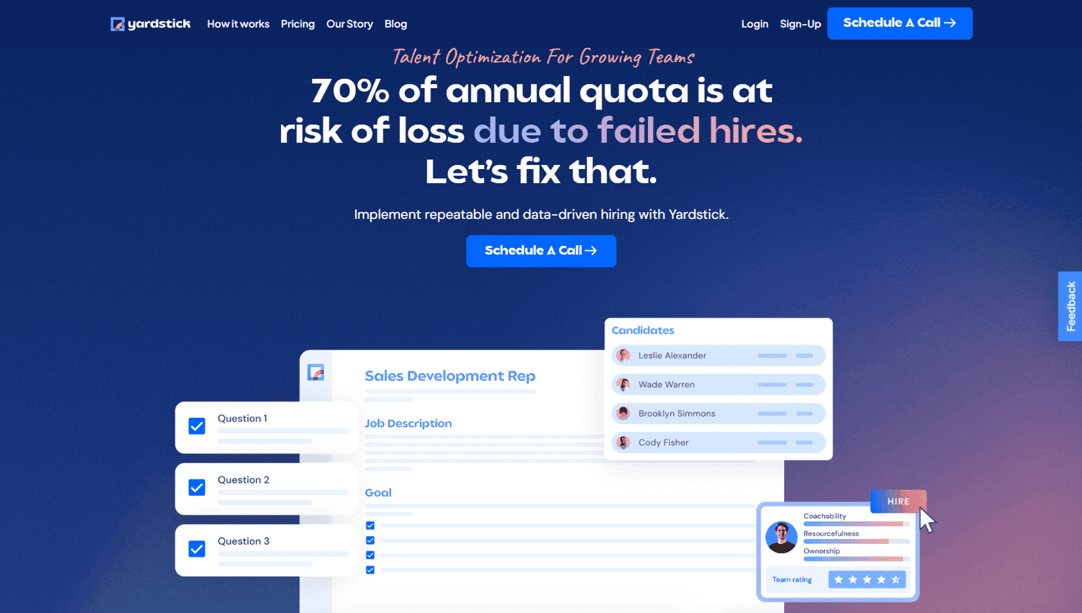 Intelligent sales talent selection demo