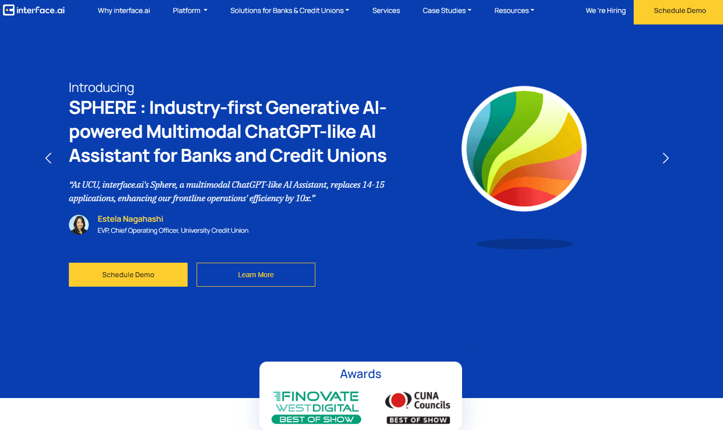 Interface.ai - AI Virtual Assistant for Banking