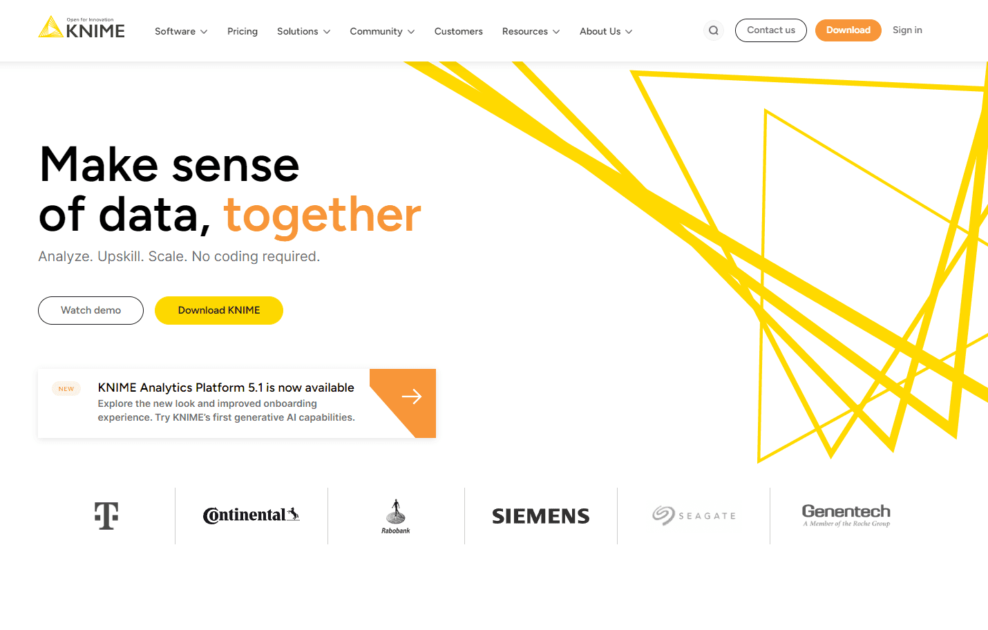 KNIME Data Analytics Interface