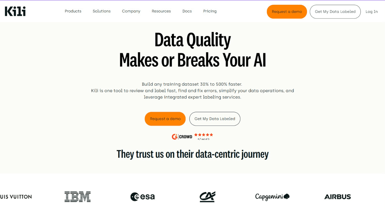 Kili Technology Data Labeling Platform