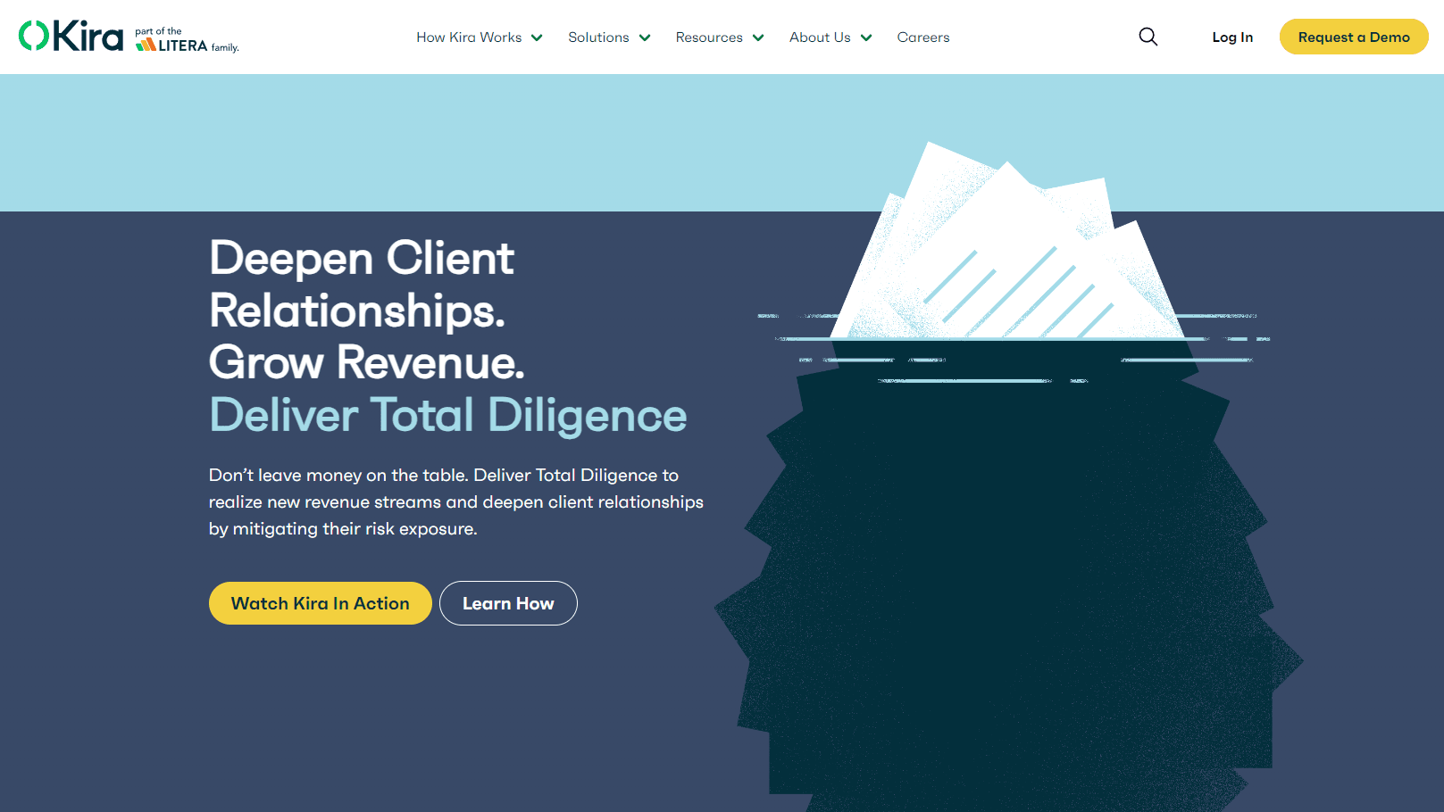 Kira Systems platform analyzing a legal document
