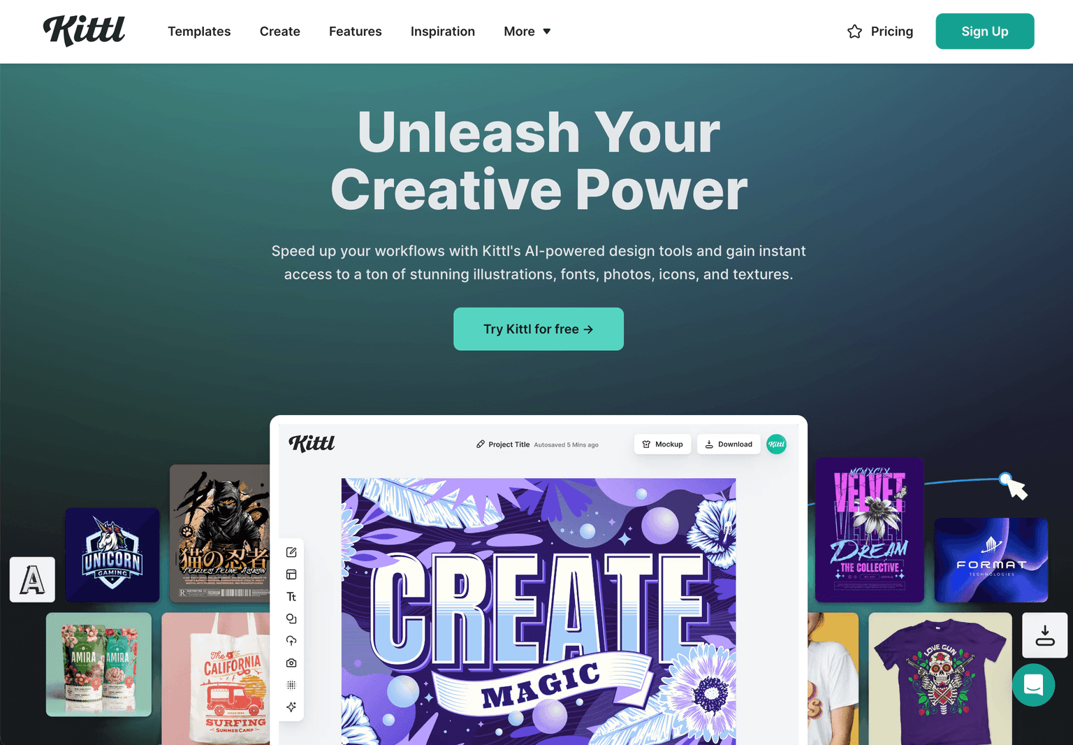 Kittl AI-powered design tools