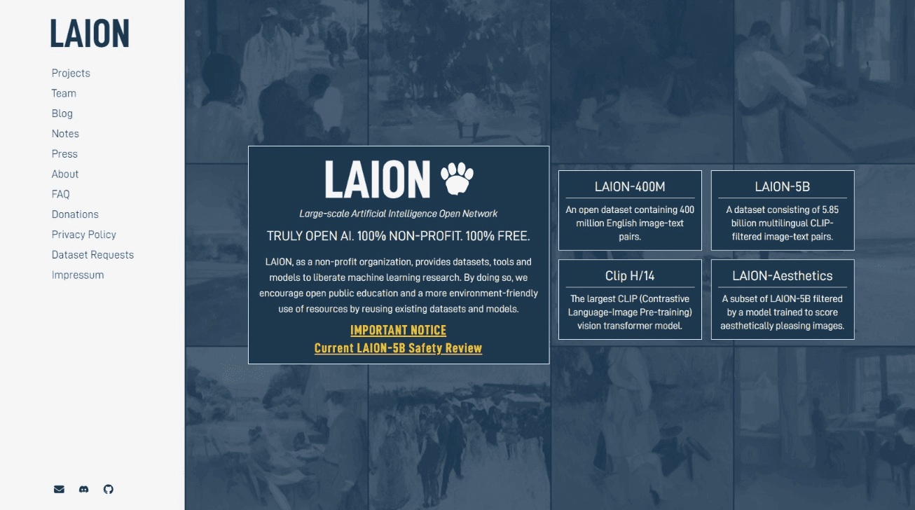LAION Open AI Resources