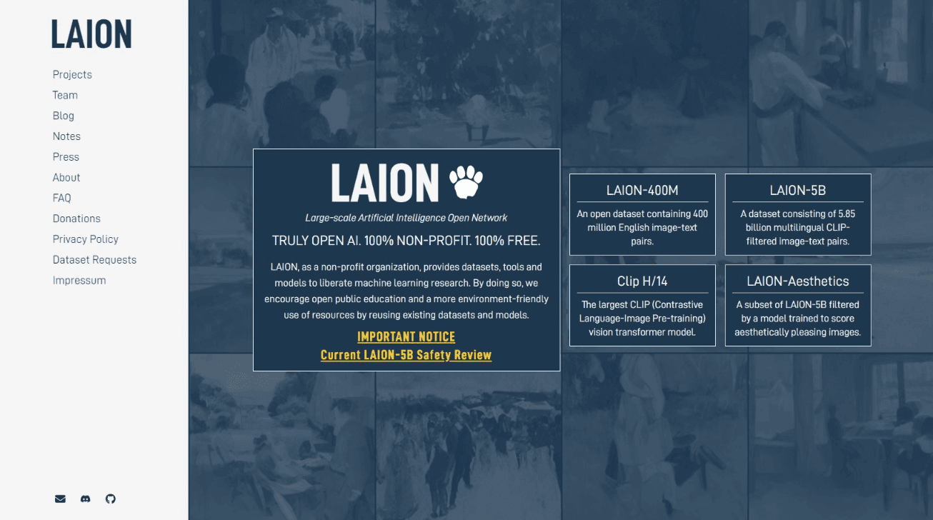 LAION Open AI Resources
