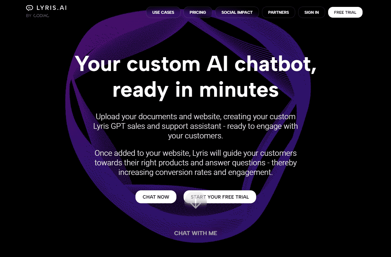 LYRIS.ai - AI-Powered Chatbot for Enhanced Customer Support