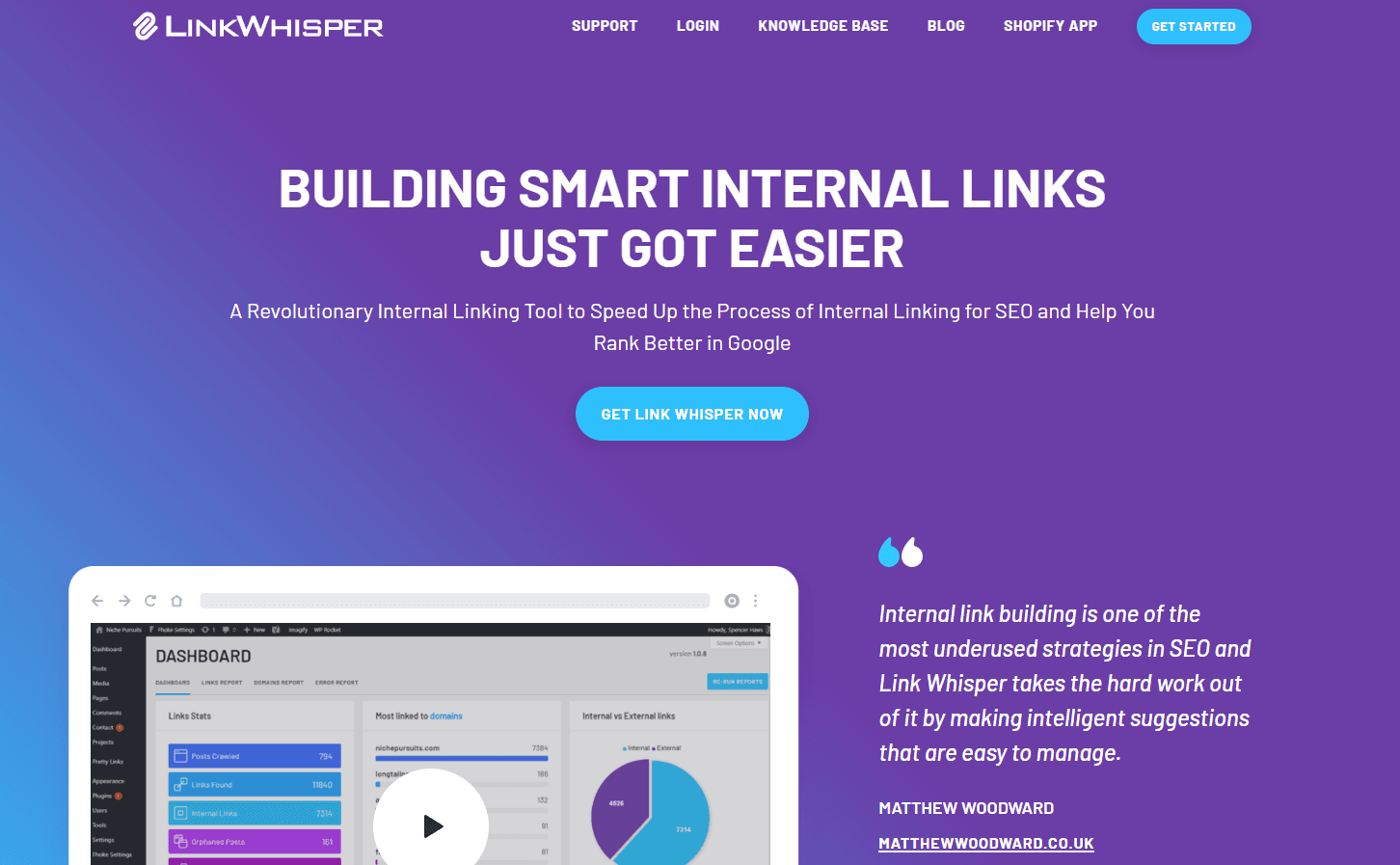 Link Whisper Dashboard Overview