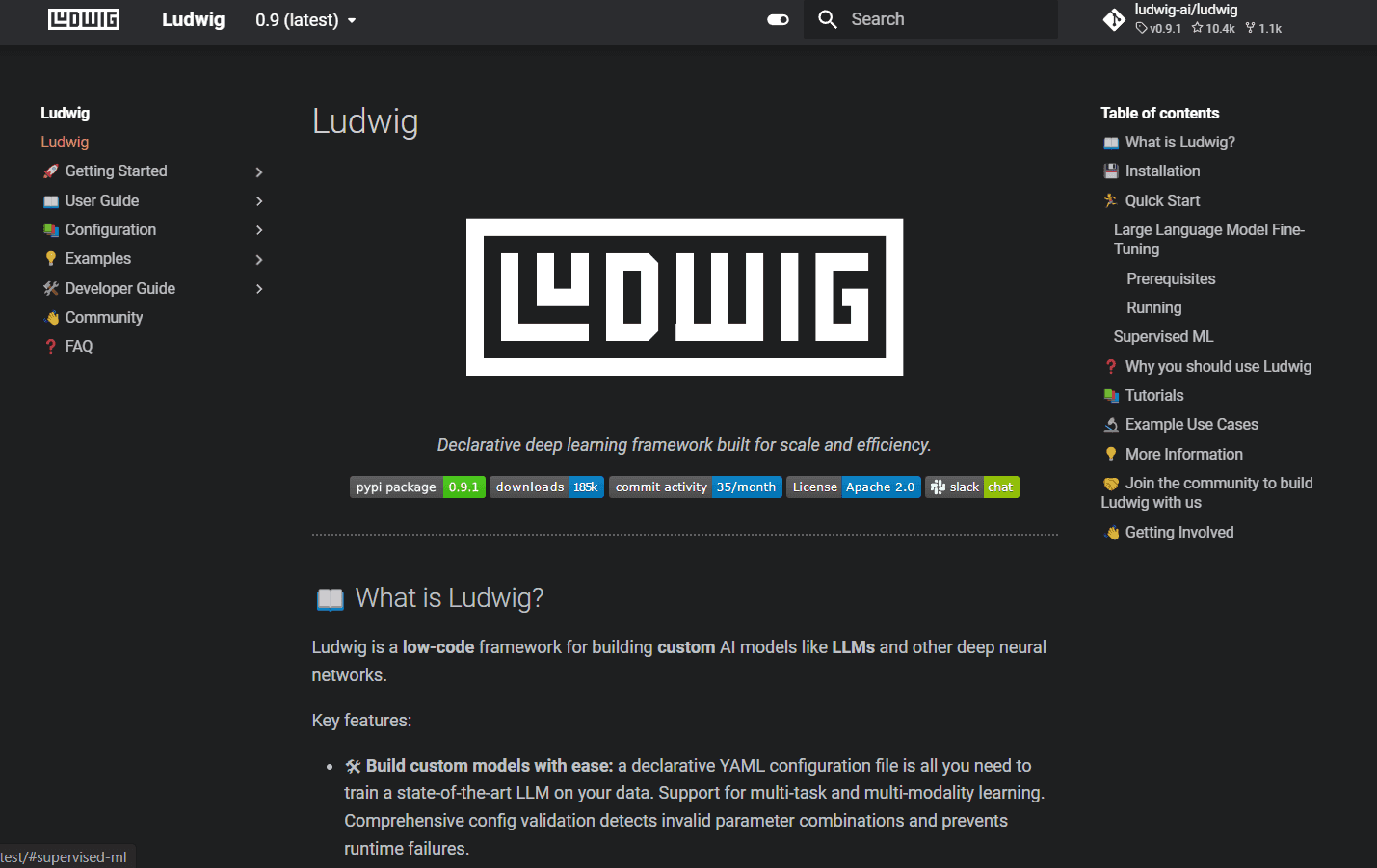 Ludwig AI Model Building
