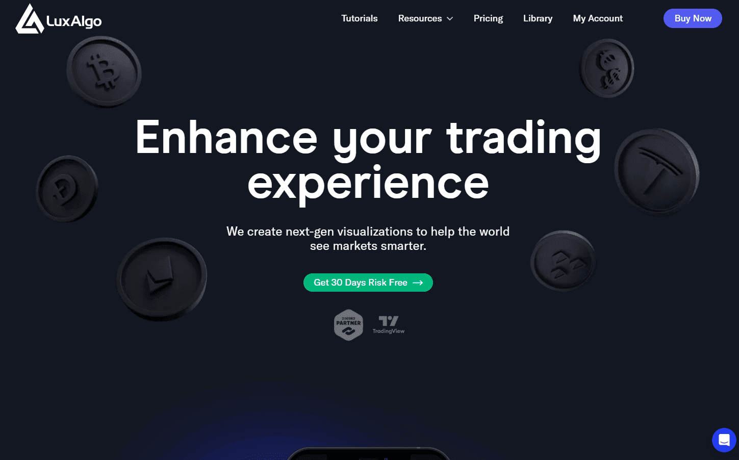 LuxAlgo Trading Platform Interface
