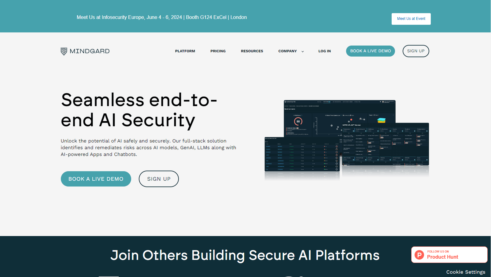 AI-powered platform for AI/ML security interface