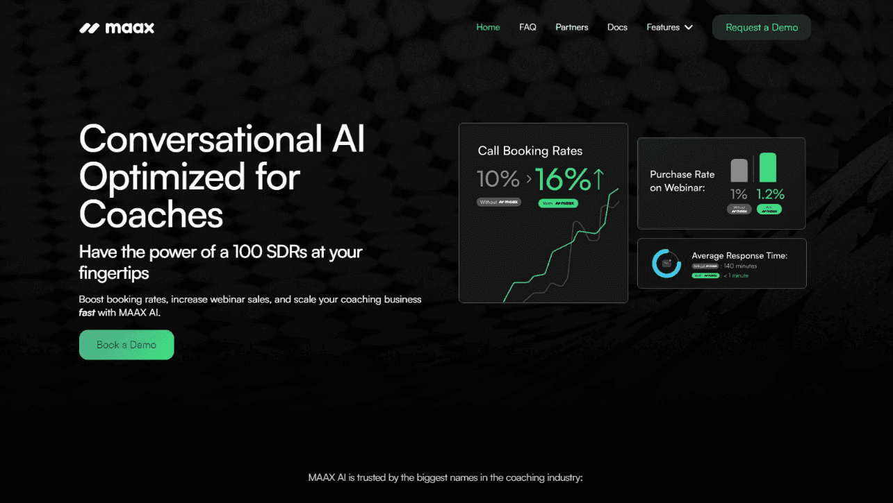 Maax.ai AI Chatbot for Coaches and Influencers