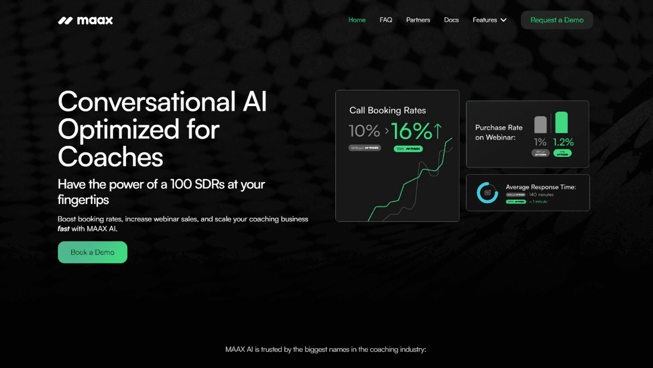 Maax.ai AI Chatbot for Coaches and Influencers