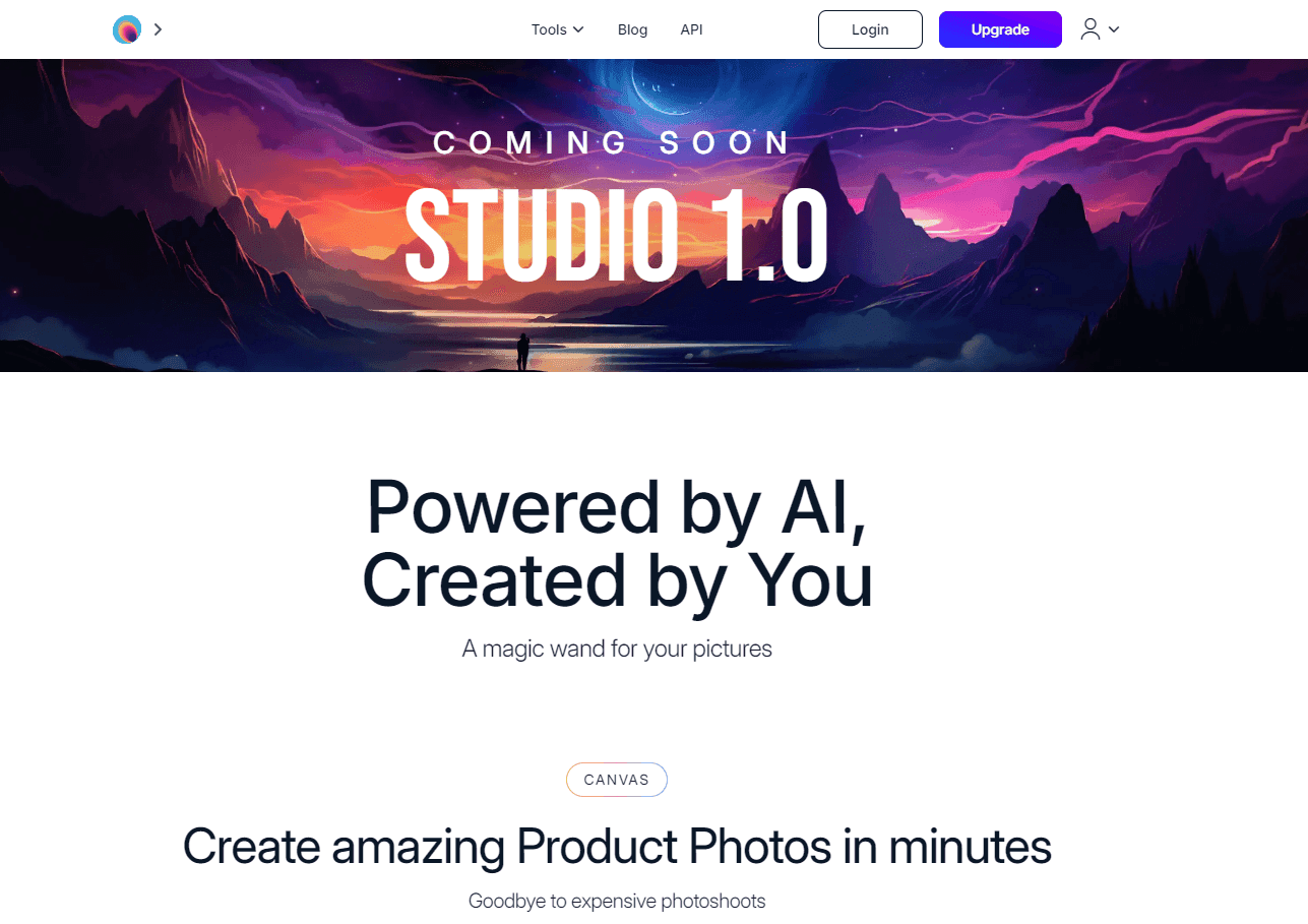 Magic Studio AI editing interface