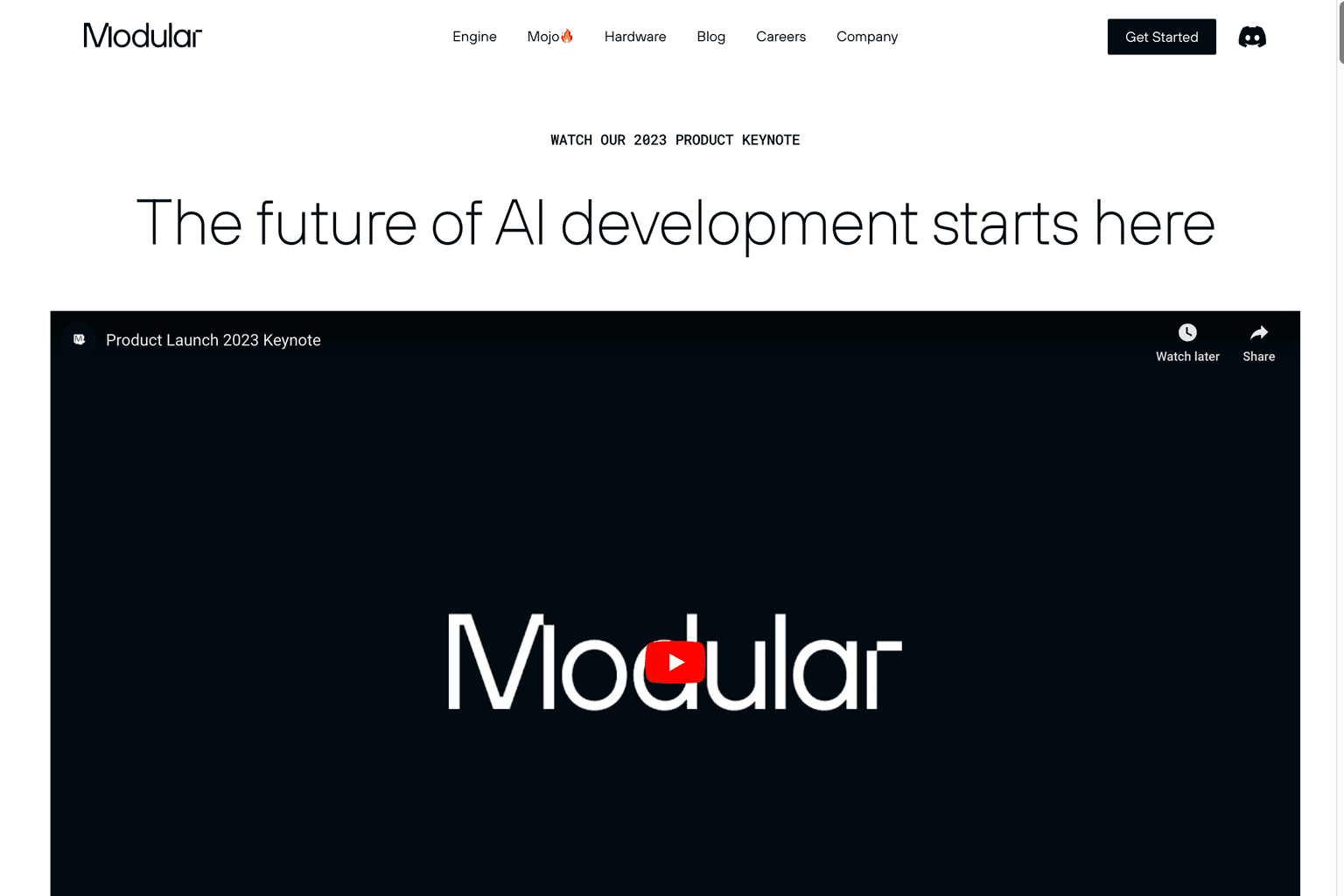 Modular AI development platform