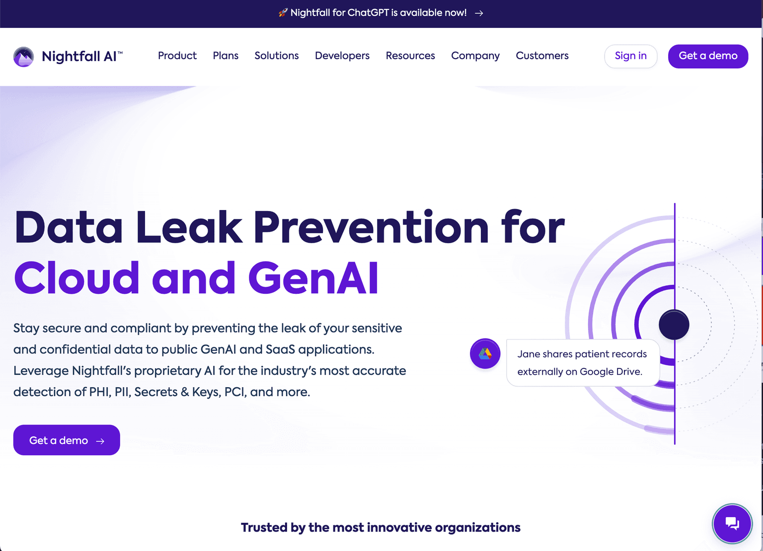 Nightfall AI - Secure and Compliant Data Leak Prevention