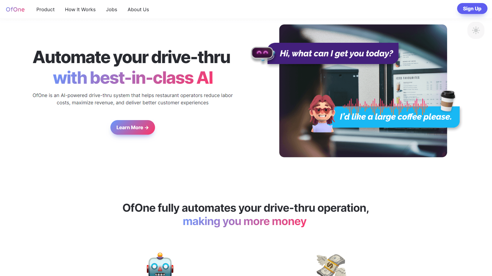 Of.One business automation interface