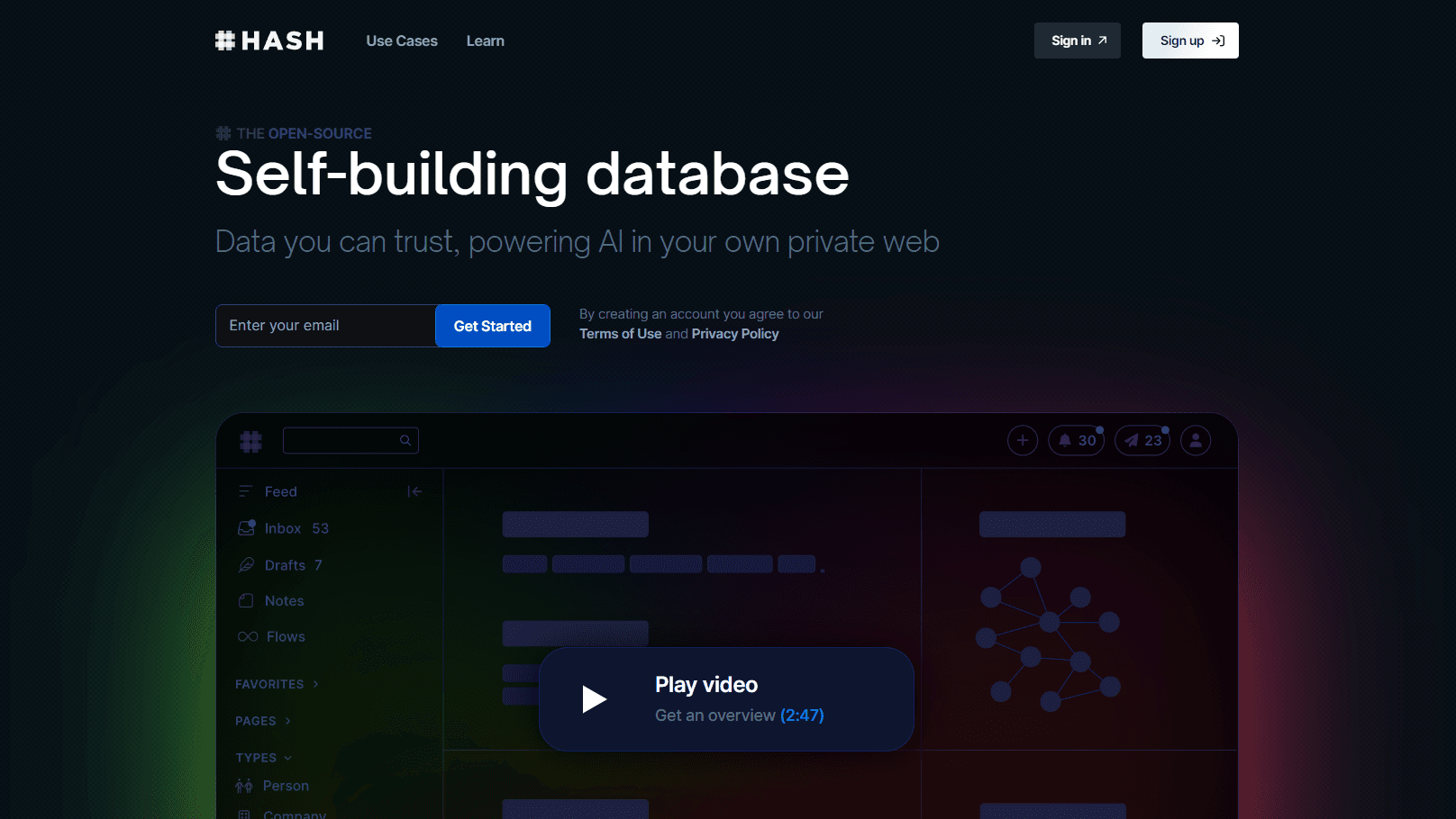Open-source platform interface for structured knowledge