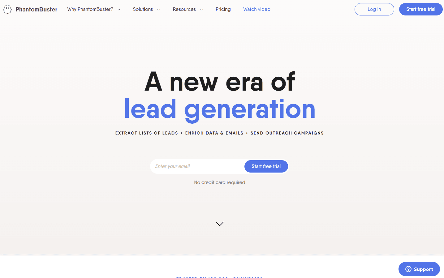 PhantomBuster Lead Generation Interface