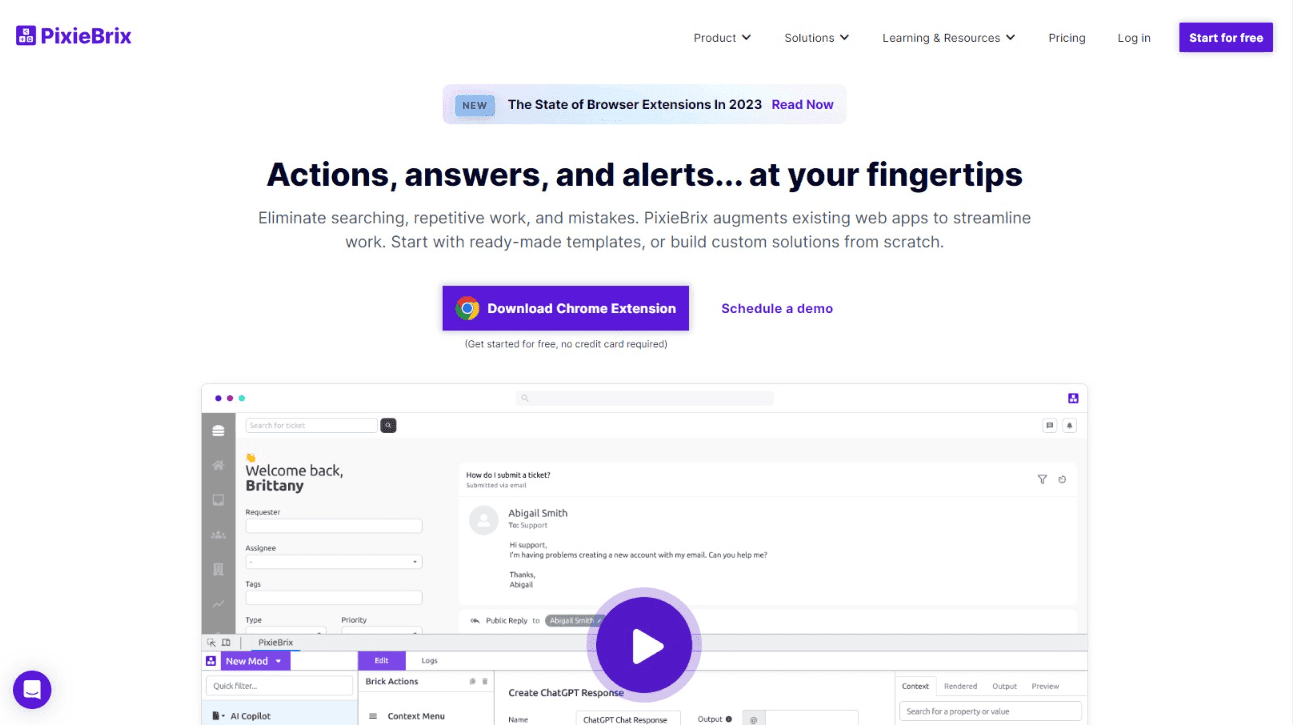 PixieBrix - Browser Extension Customization