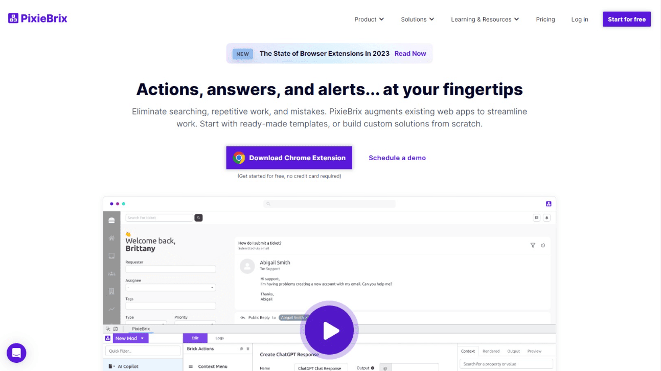 PixieBrix - Browser Extension Customization