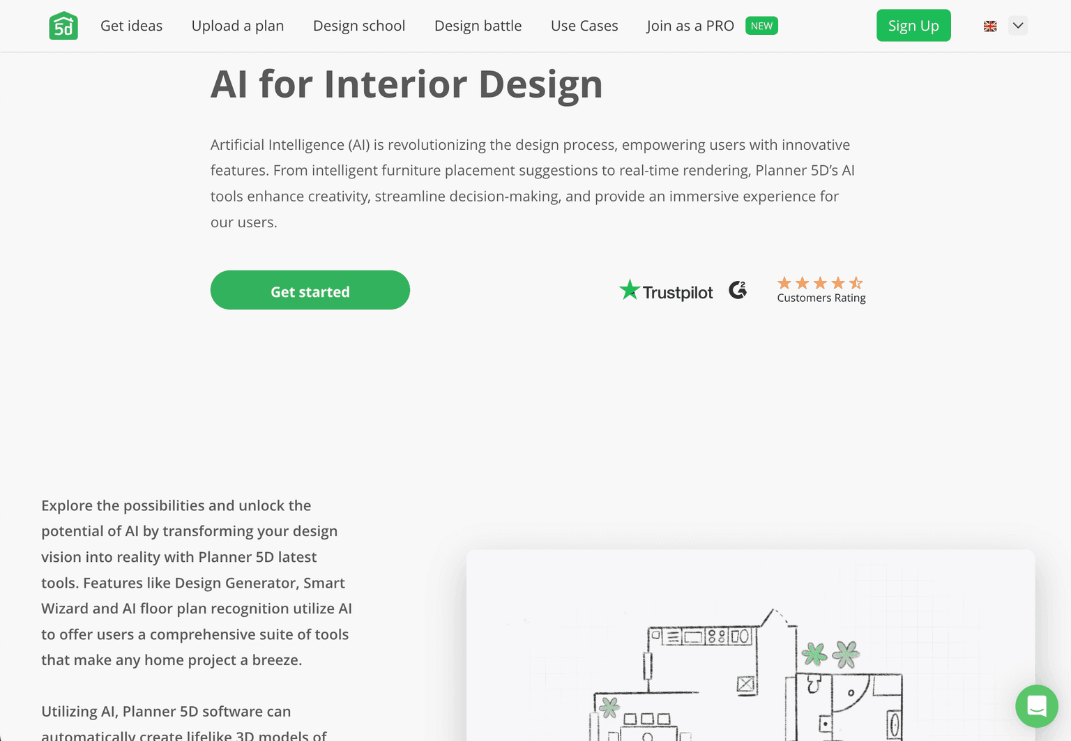Planner 5D AI Interior Design Tools
