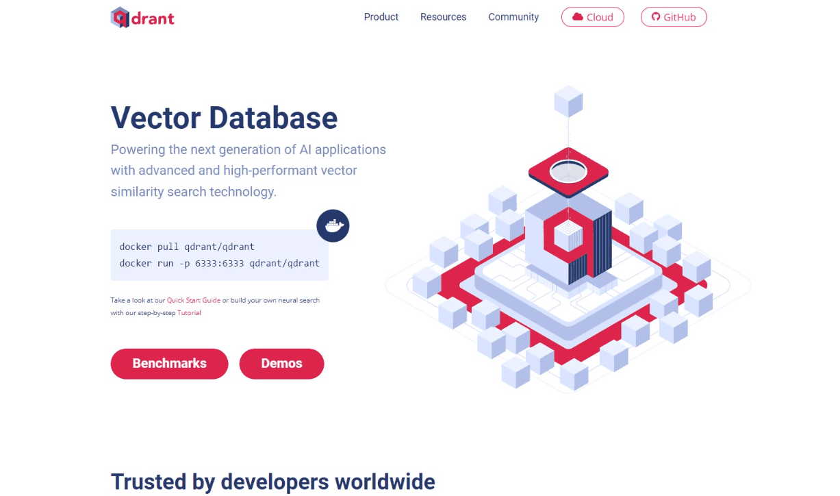 Qdrant vector database interface