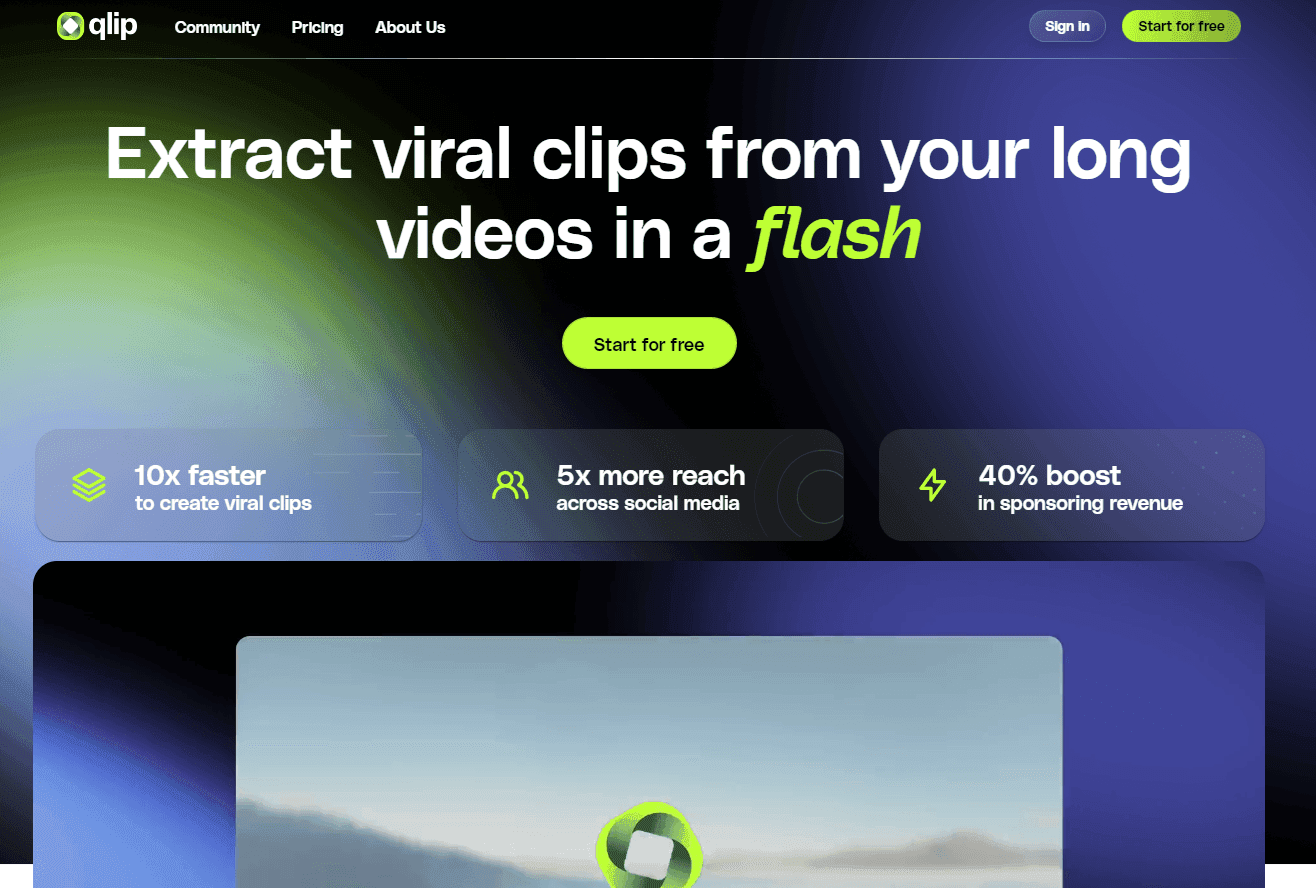 Qlip - Revolutionizing Video Clipping with AI