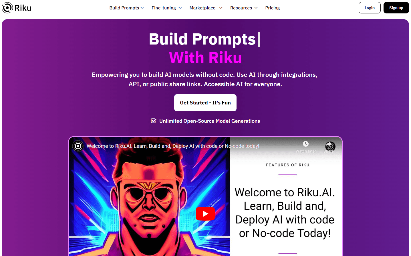 Riku.AI - No-Code AI Model Building Platform