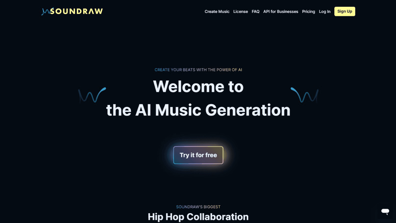 SOUNDRAW - AI Music Generation