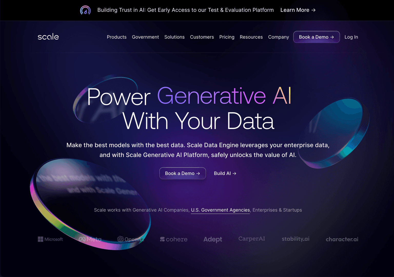 Scale AI training data for AI applications