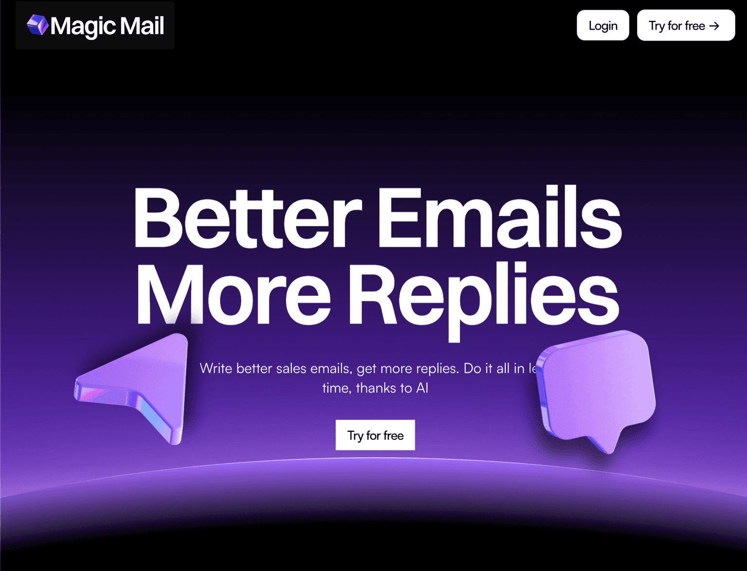 Magic Mail productivity tool screenshot