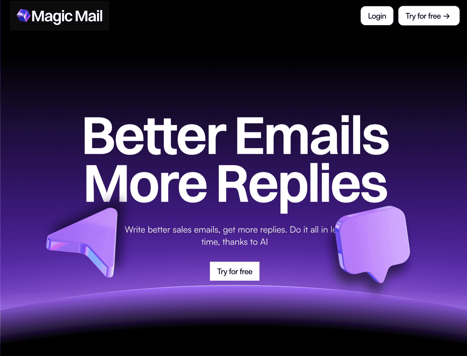 Magic Mail productivity tool screenshot