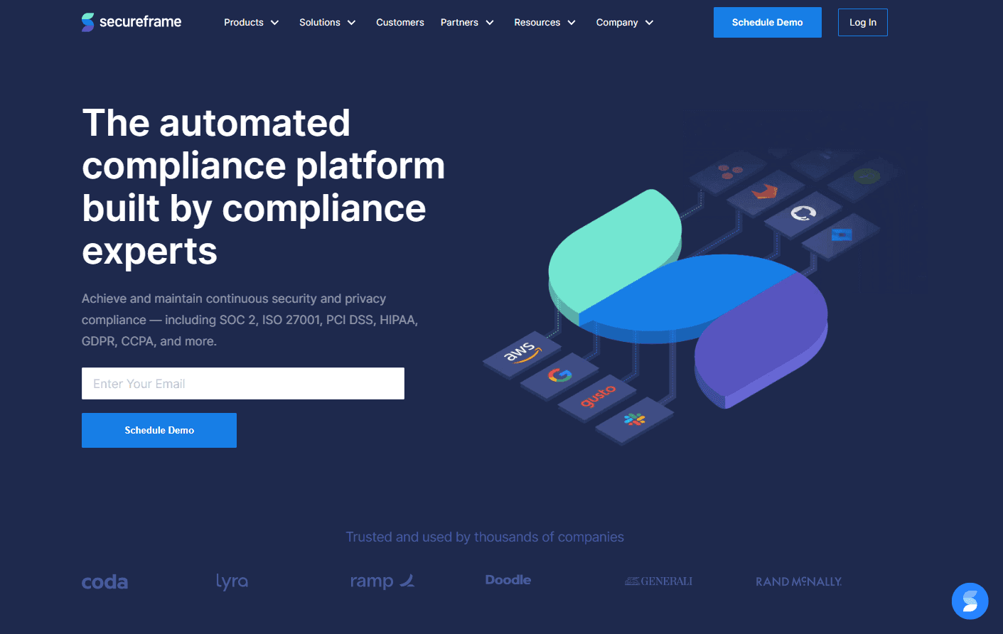 Secureframe platform interface
