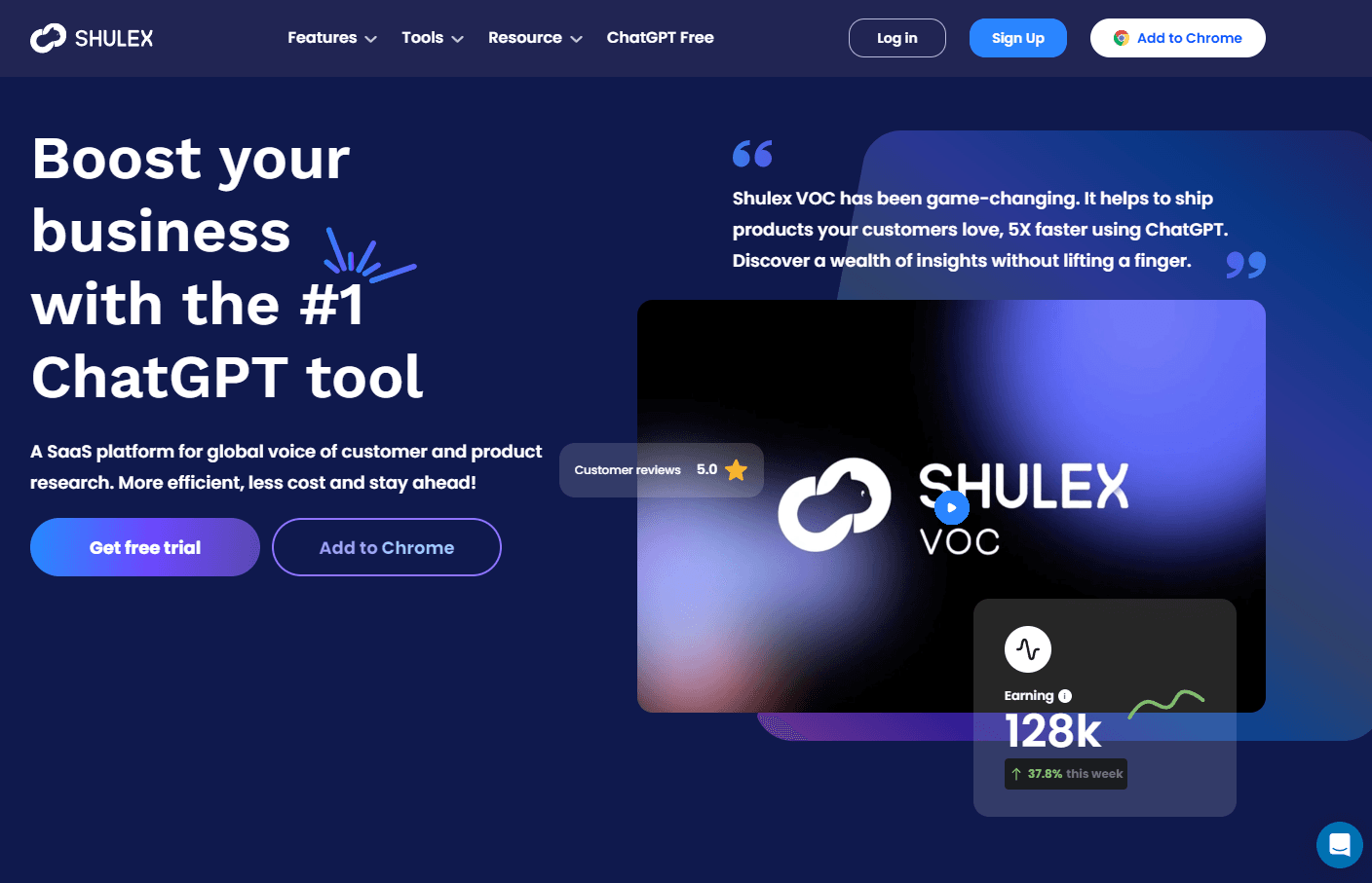 Shulex VOC platform interface