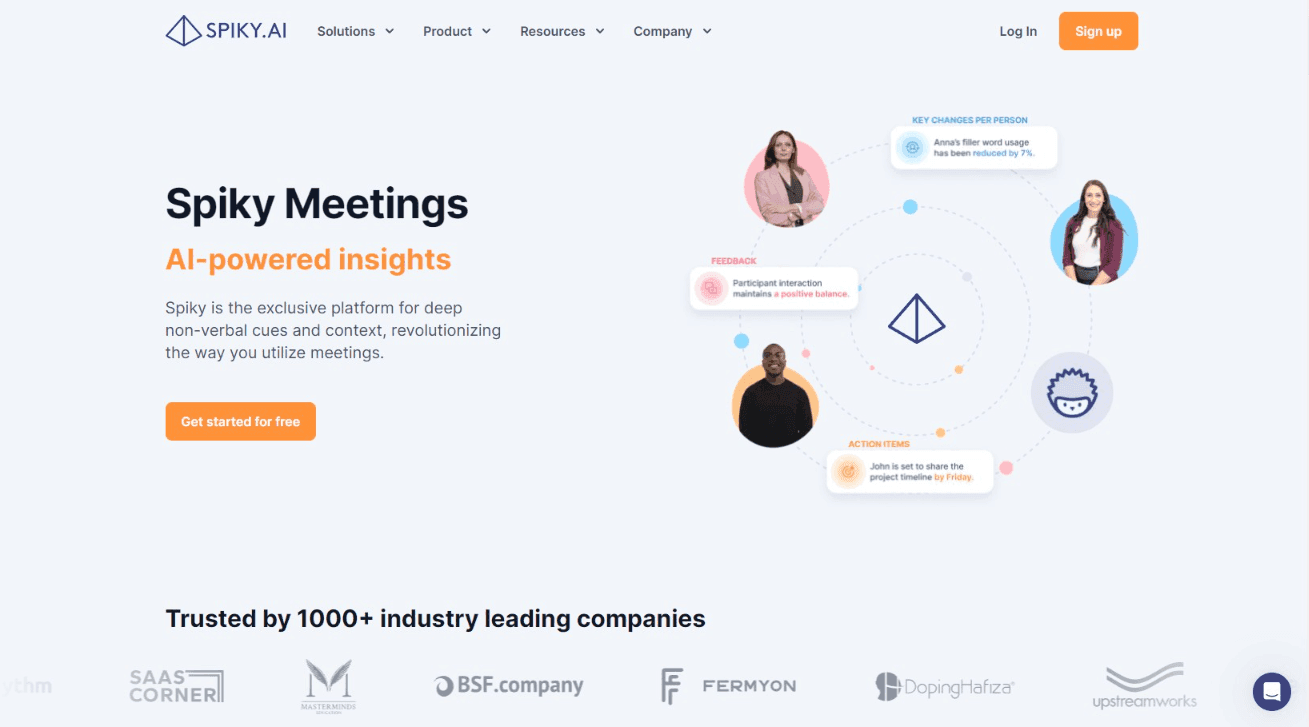 Spiky Conversation Intelligence Tool