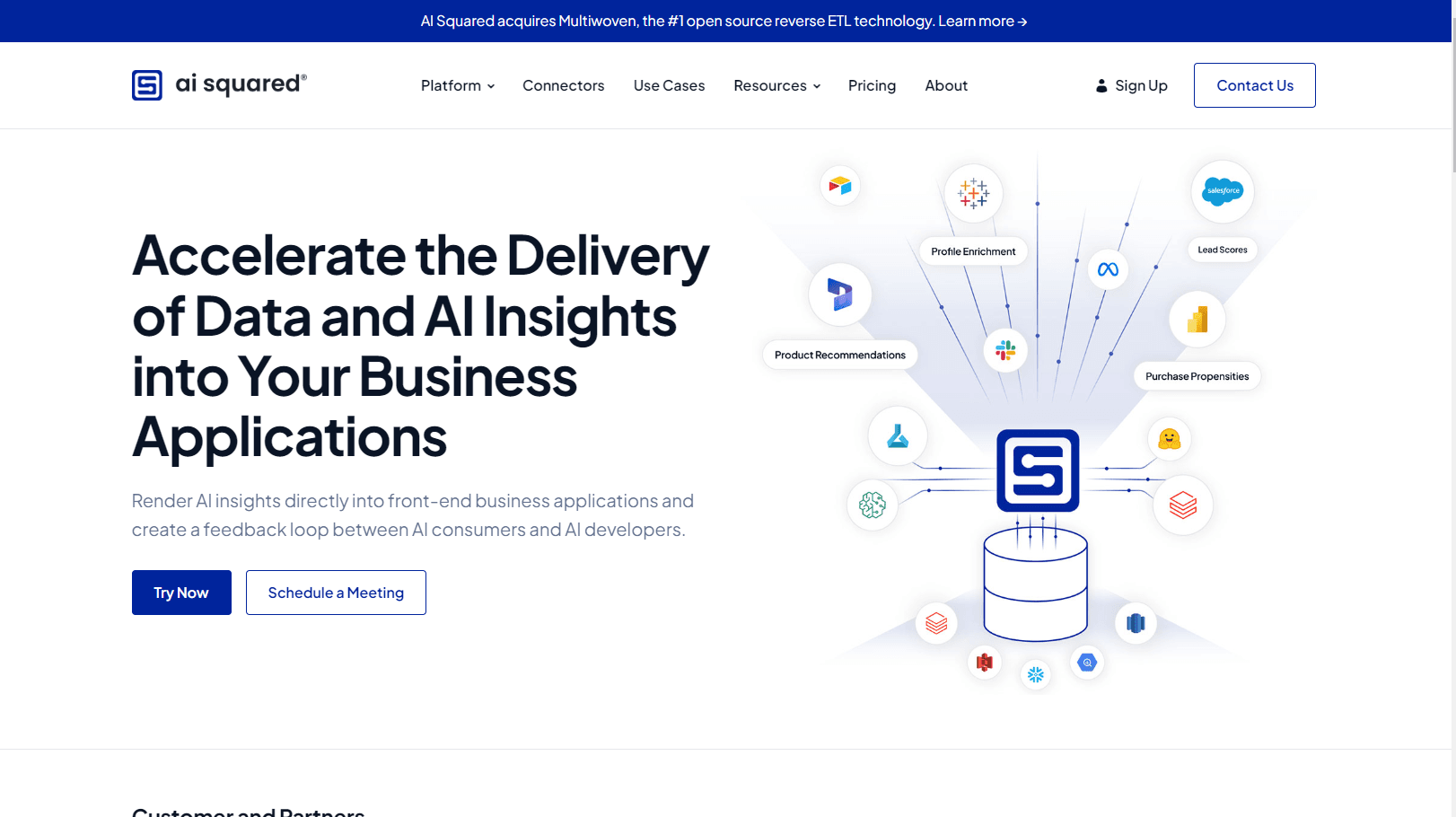 Squared AI analytics dashboard