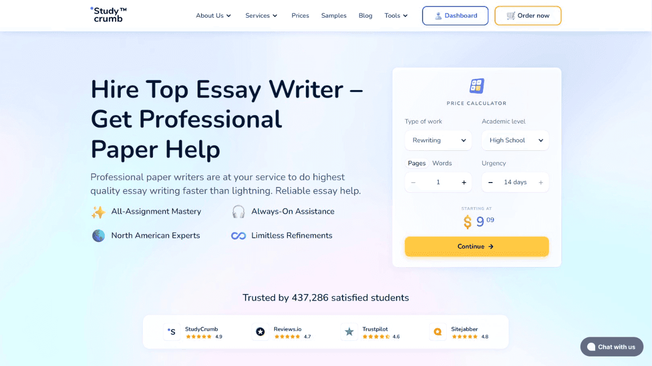 StudyCrumb - Academic Writing Service