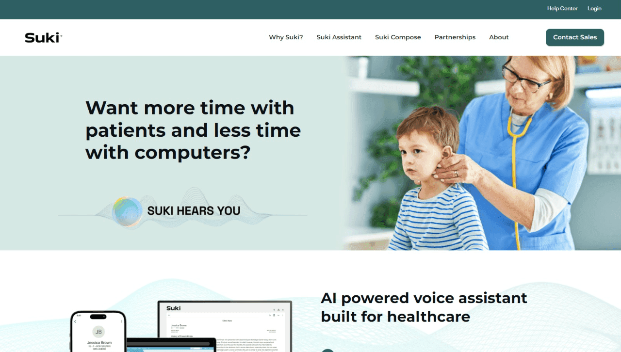 Suki AI Voice Assistant for Healthcare