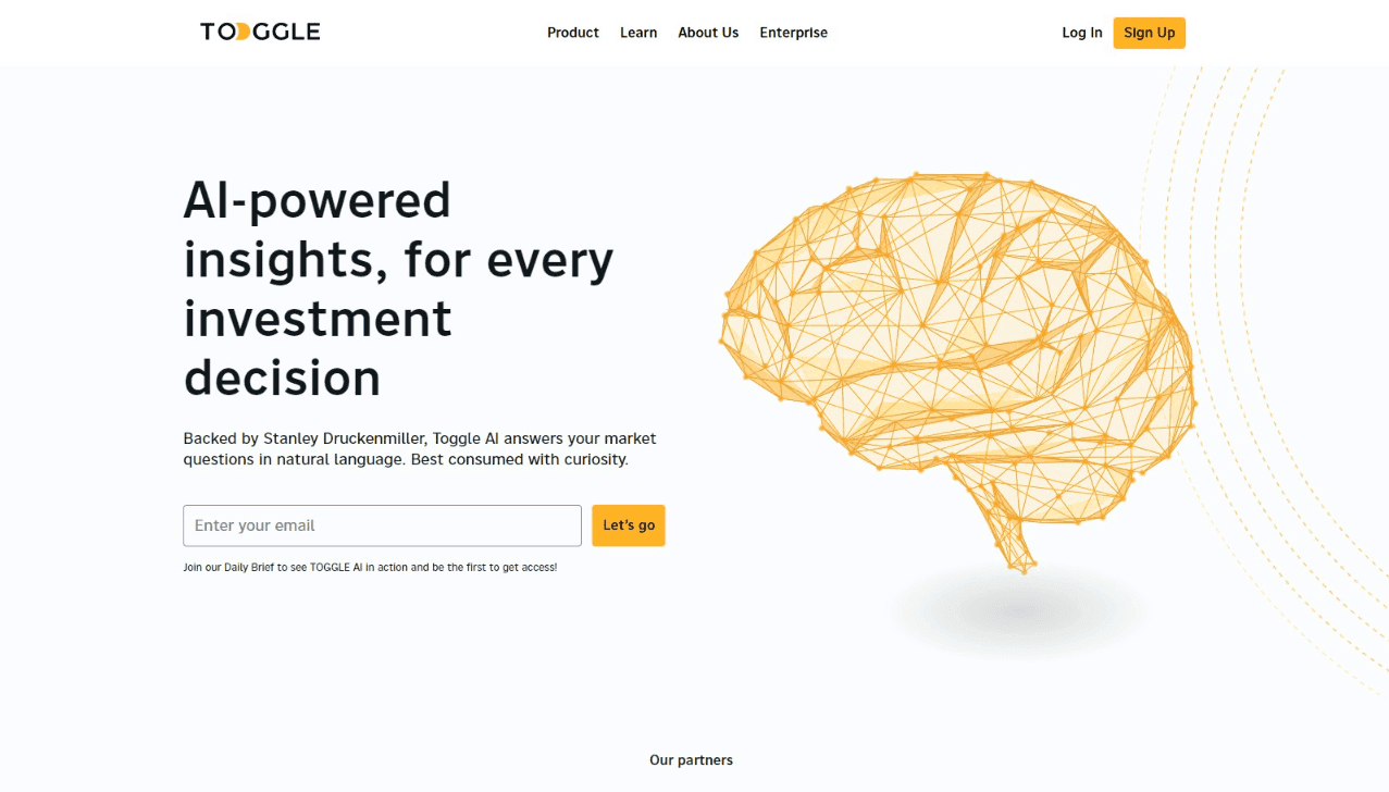 TOGGLE AI Trading Tools Interface