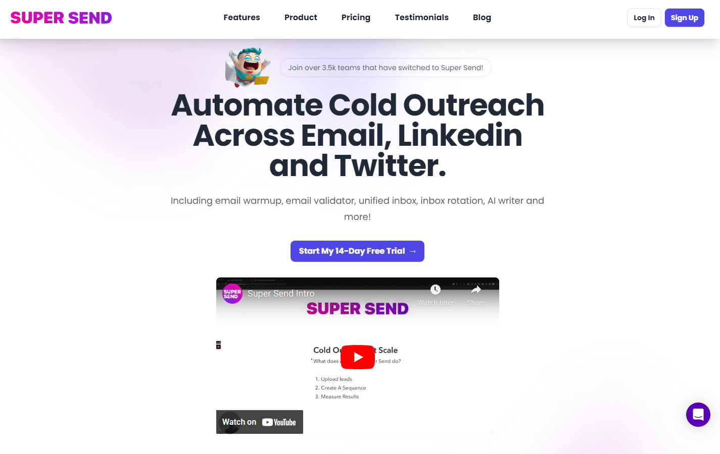 Team collaborating on an outreach campaign using Super Send.