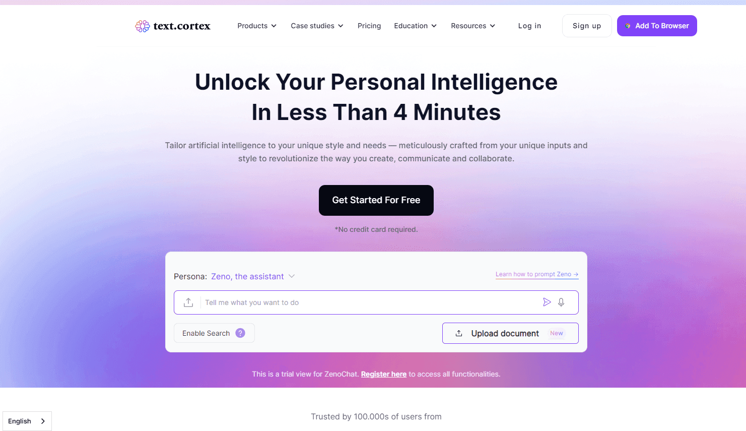 TextCortex - Personalized AI for content.