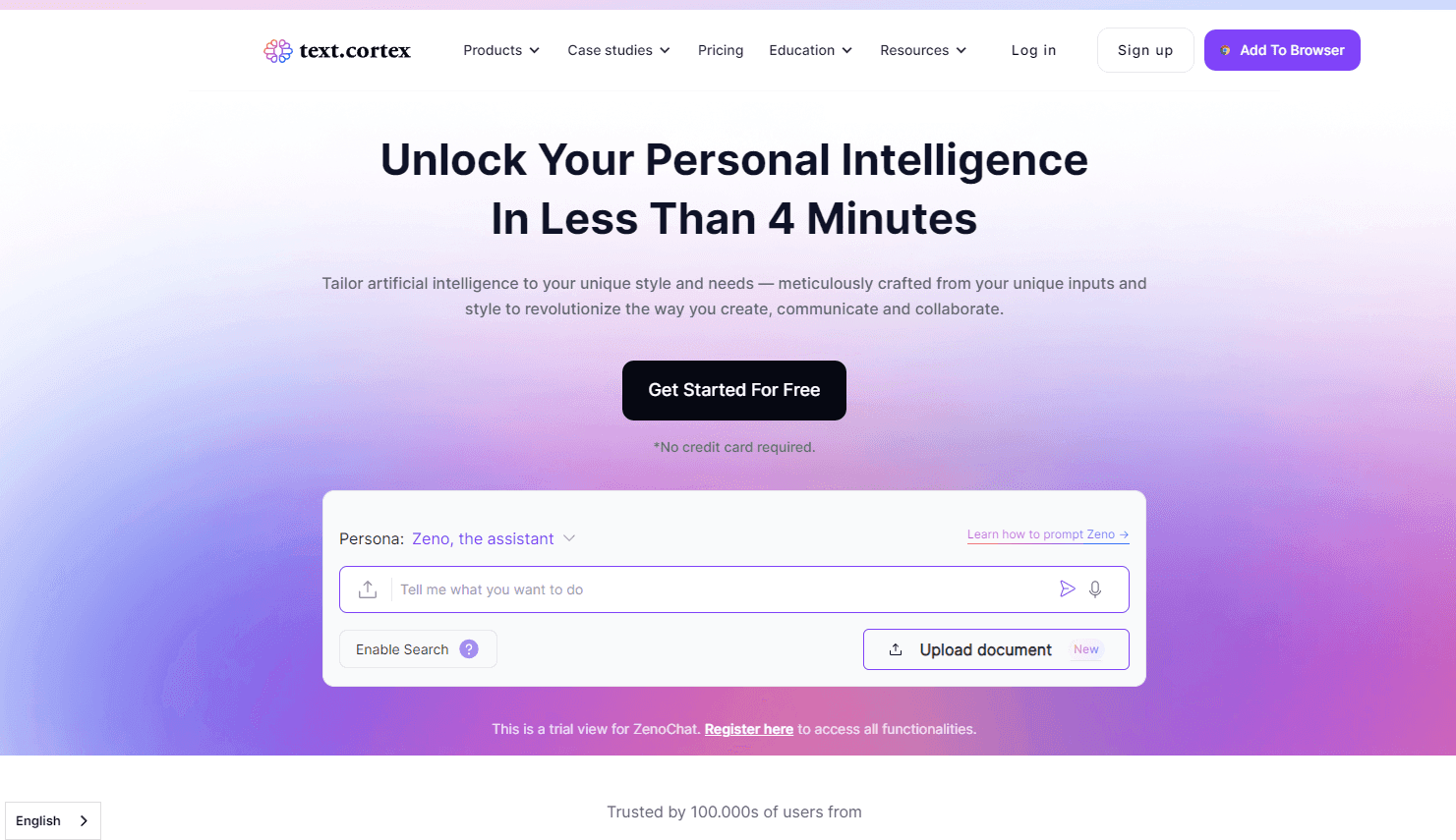 TextCortex - Personalized AI for content.