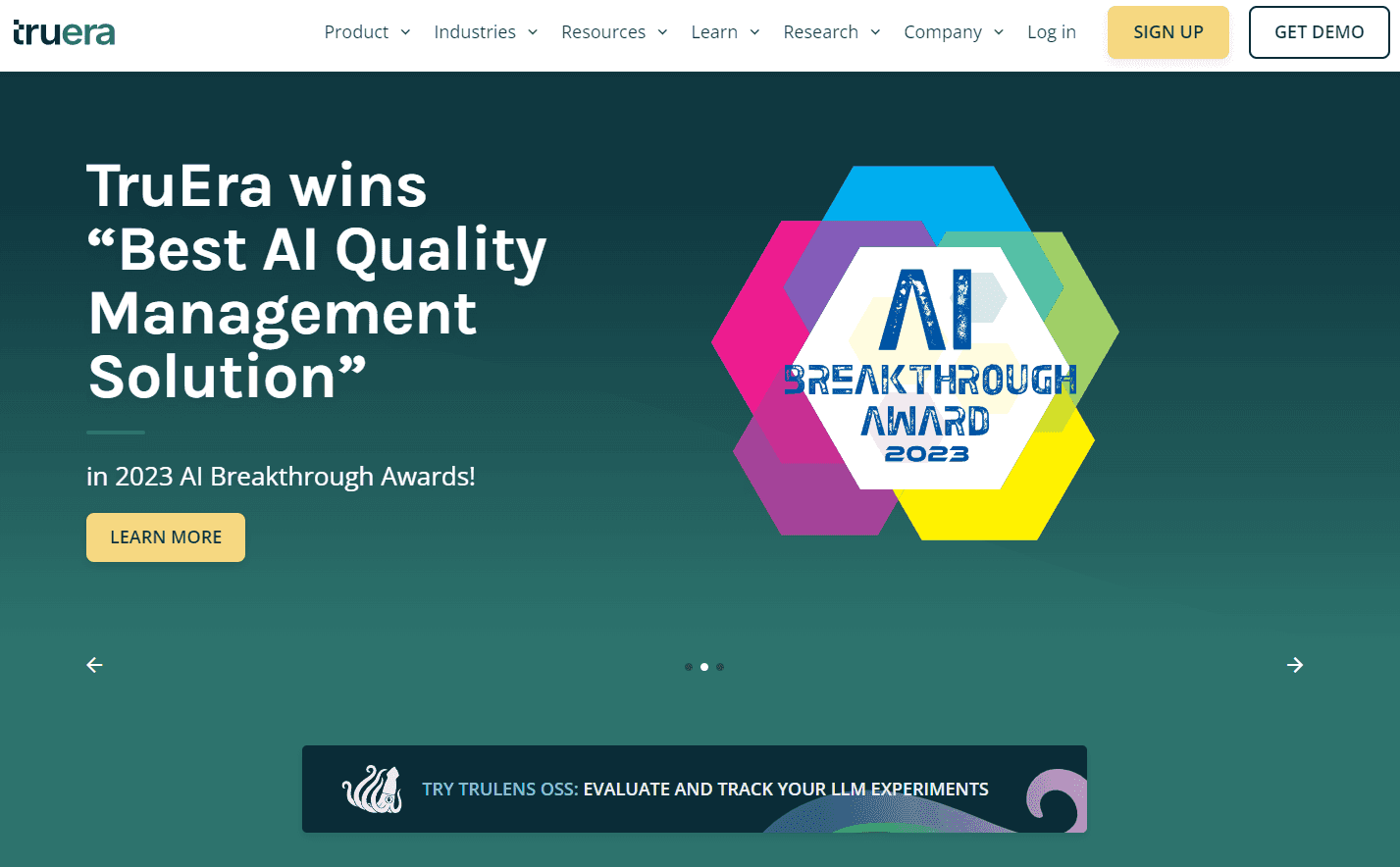 TruEra AI Quality Management Platform