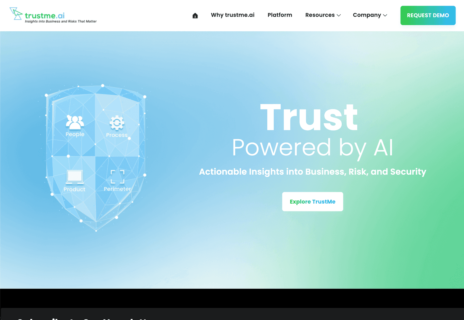 TrustMe AI-powered insights platform