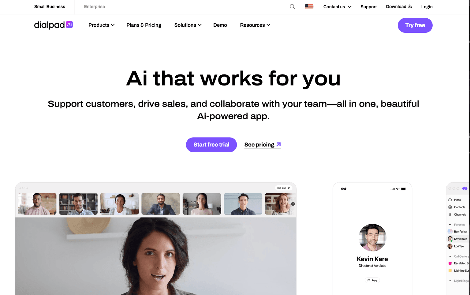 Unified communication platform interface